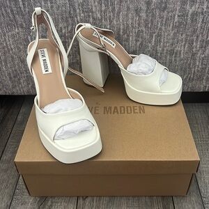 Steve Madden Carolyn Ice Leather Heels